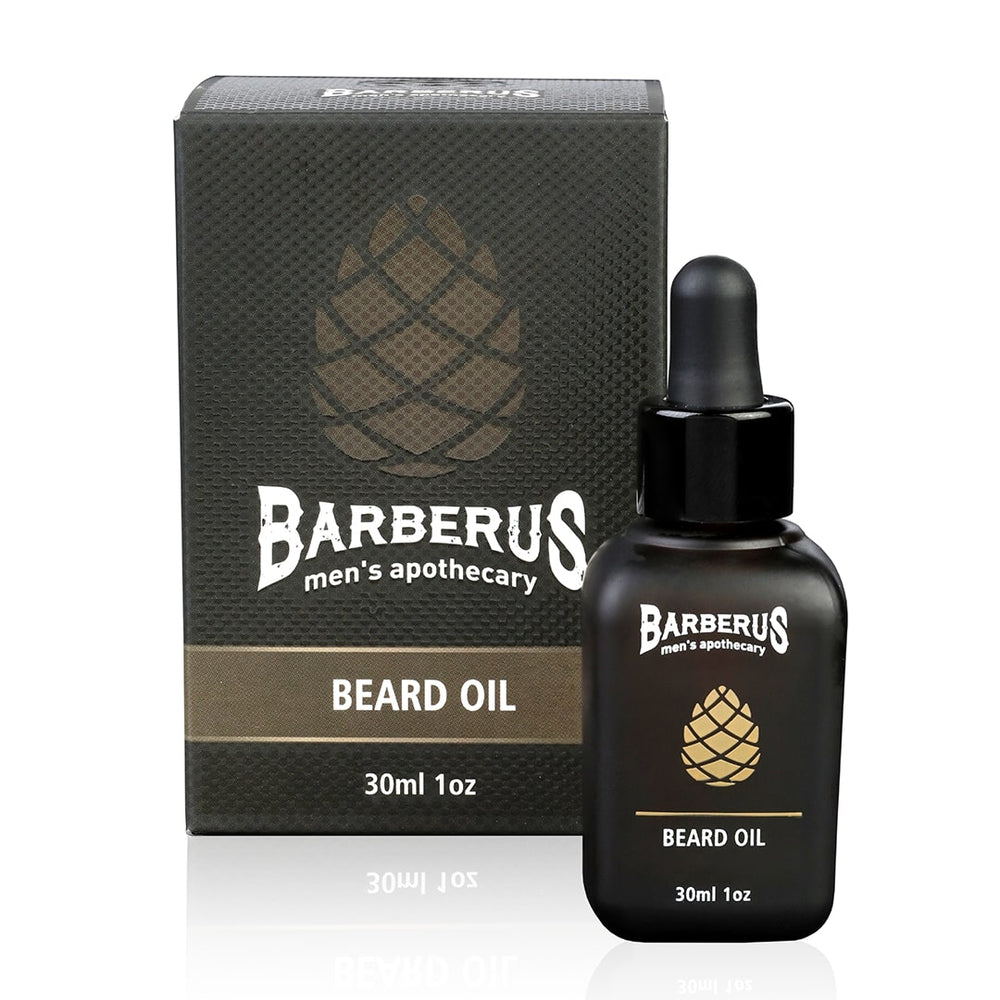 BEARD OIL BARBERUS מוצרי טיפוח לגבר ברבריוס